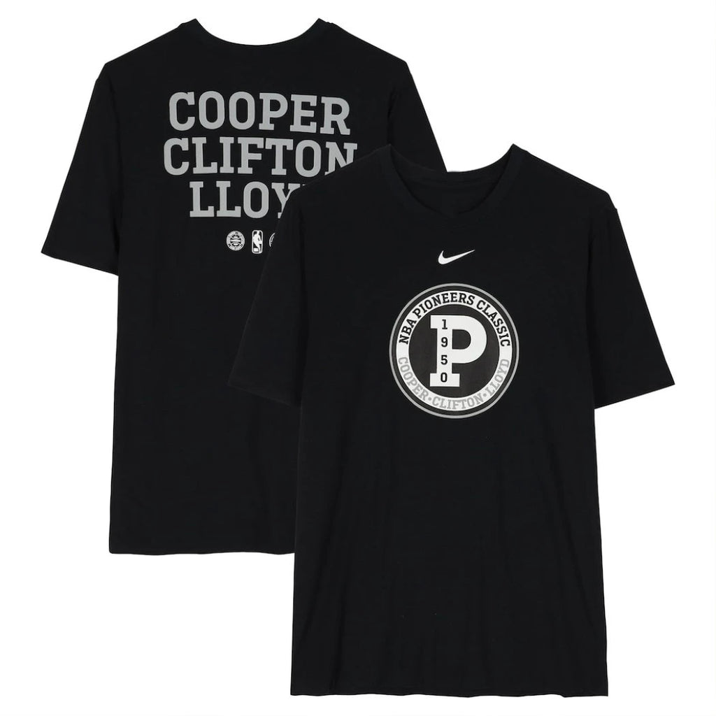 Boston Celtics Fanatics Authentic Team-Issued Black Pioneers T-Shirt