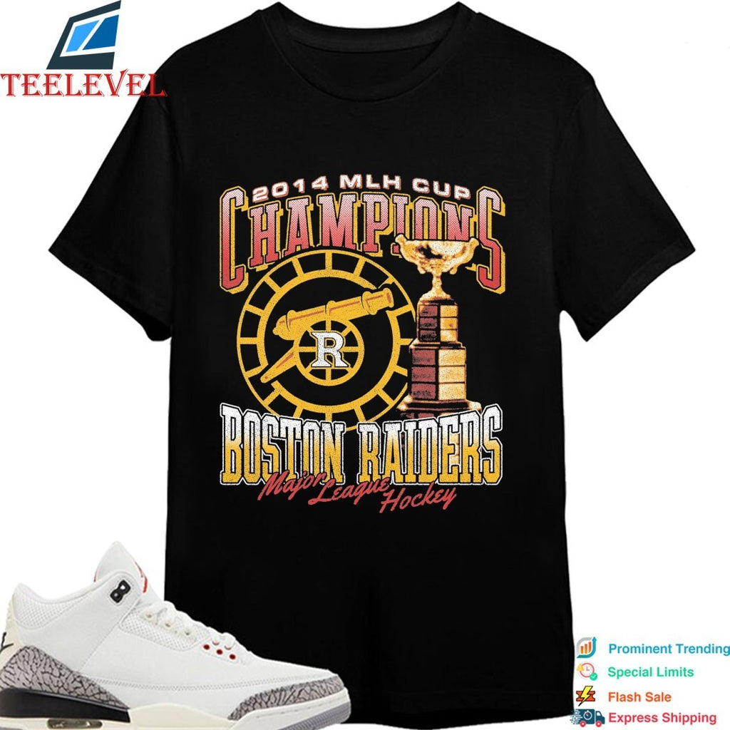 Boston Raiders MLH 2014 Cup Champions Trophy T-shirts