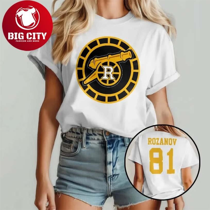 Boston Raiders Rozanov 81 Heated Rivalry Two Sided Shirt