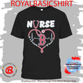 Boston Red Sox Nurse Work of Heart Stethoscope Fan Shirt
