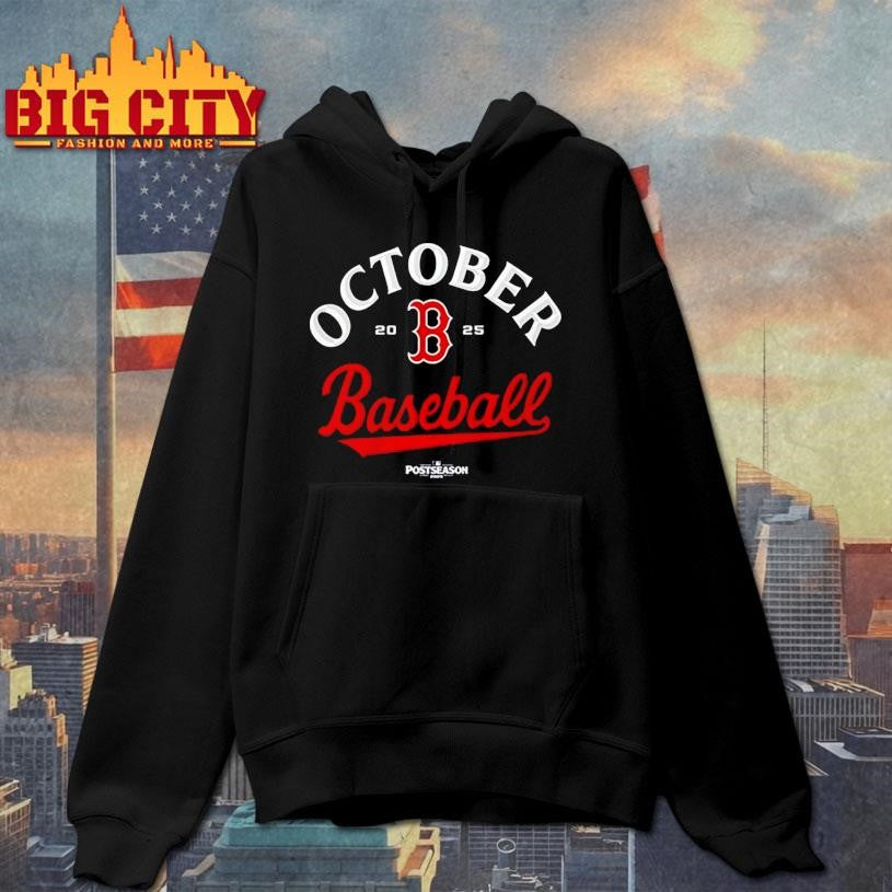 Boston Red Sox October Baseball Postseason 2025 Shirt