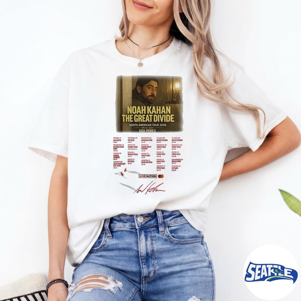 Boston Red Sox x Noah Kahan North America Tour 2026 Dates Signature shirt