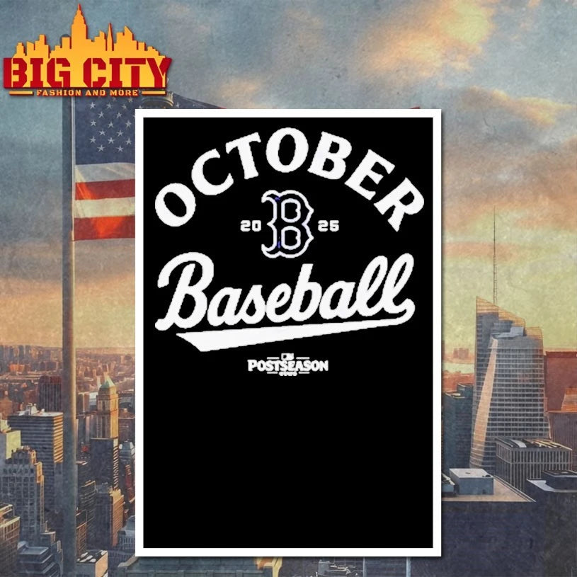 Boston Strong October 2025 Baseball Shirts