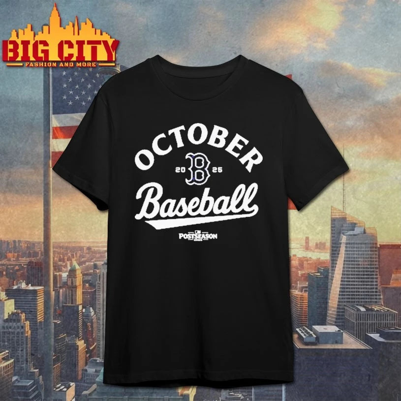 Boston Strong October 2025 Baseball Shirts