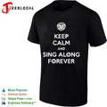 Bouncing Souls keep calm and sing along forever punk rock slogan shirt