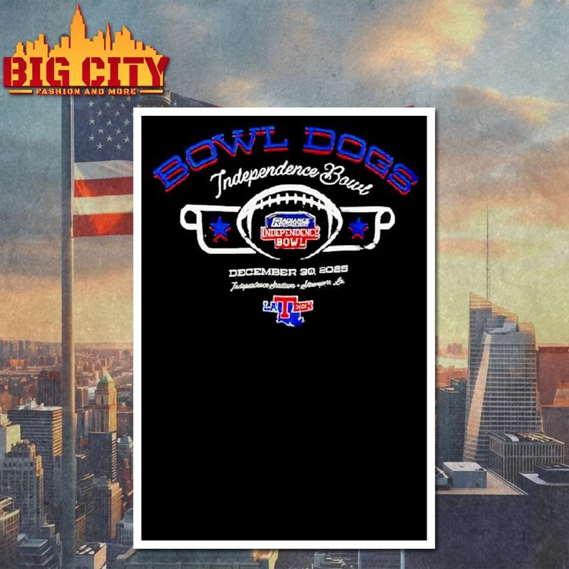 Bowl Dogs Independence Bowl December 30th 2025 La Tech Shirt