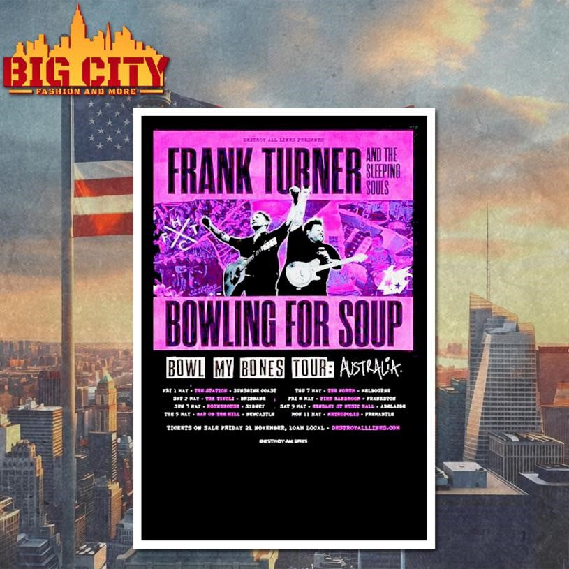 Bowling For Soup Bowl My Bones 2026 Shirt