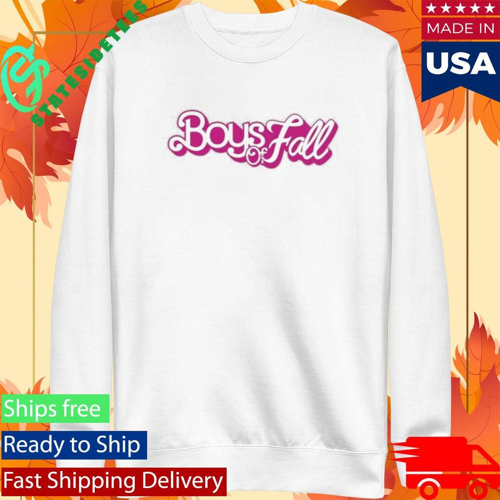 Boys Of Fall Bof Pink Logo Shirt
