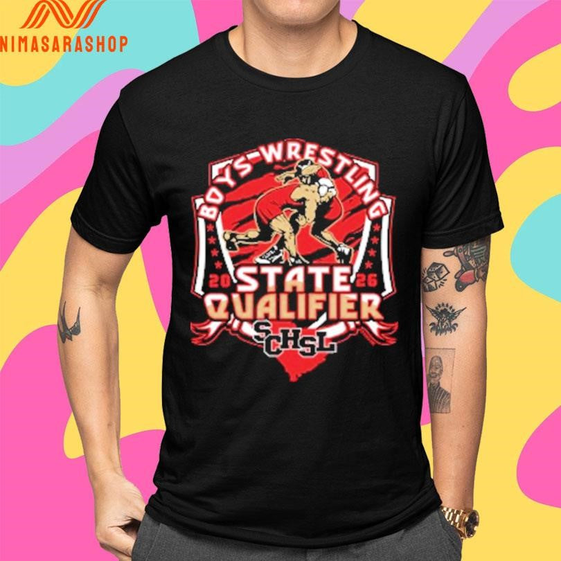 Boys Wrestling State Qualifier SCHSL 2026 Shirts