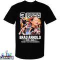 Brad Arnold 3 Doors Down 1978 2026 Thank You For The Memories Signature Shirts