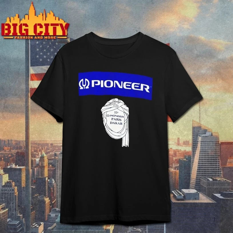 Brad Pitt Wearing Pioneer 12 Pioneer Paris Dakar shirt