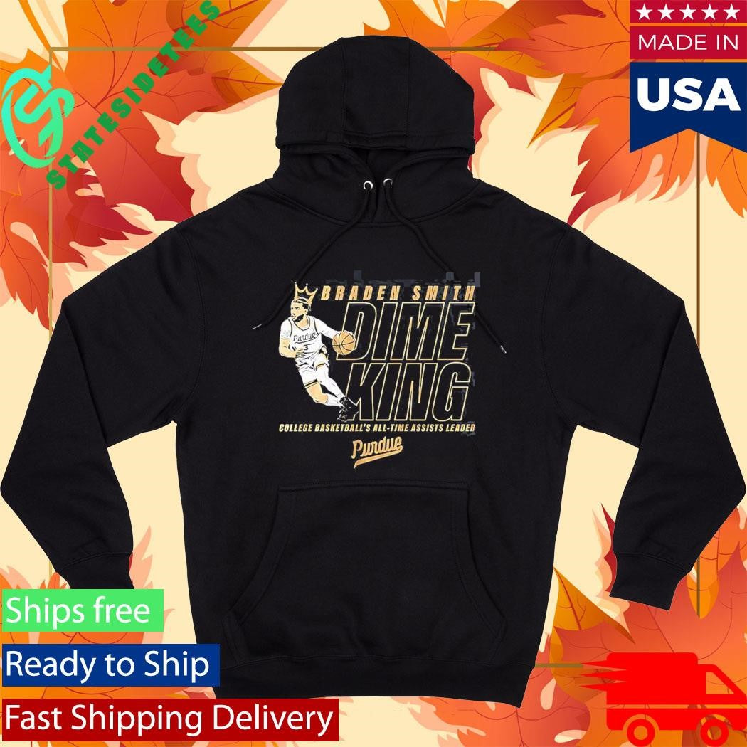 Braden Smith Dime King Purdue College Basketball’s All Time Assists Leader T-Shirt