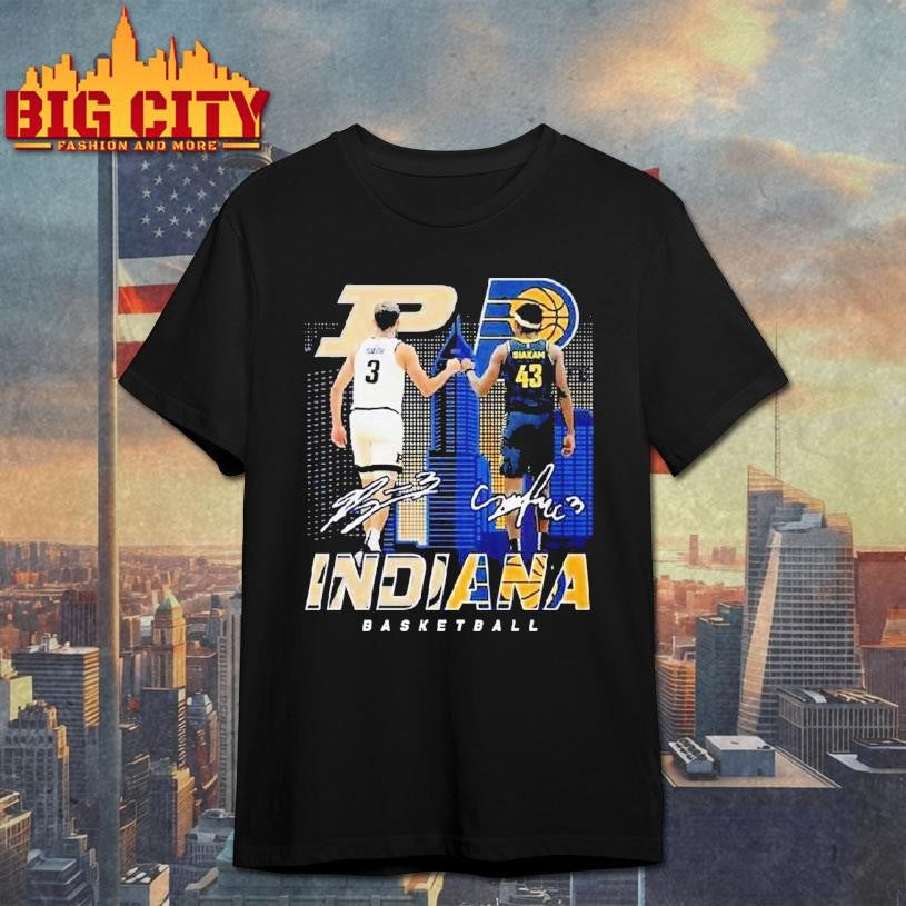 Braden Smith Purdue Boilermakers X Pascal Siakam Indiana Pacers Indiana Basketball Signatures Shirt