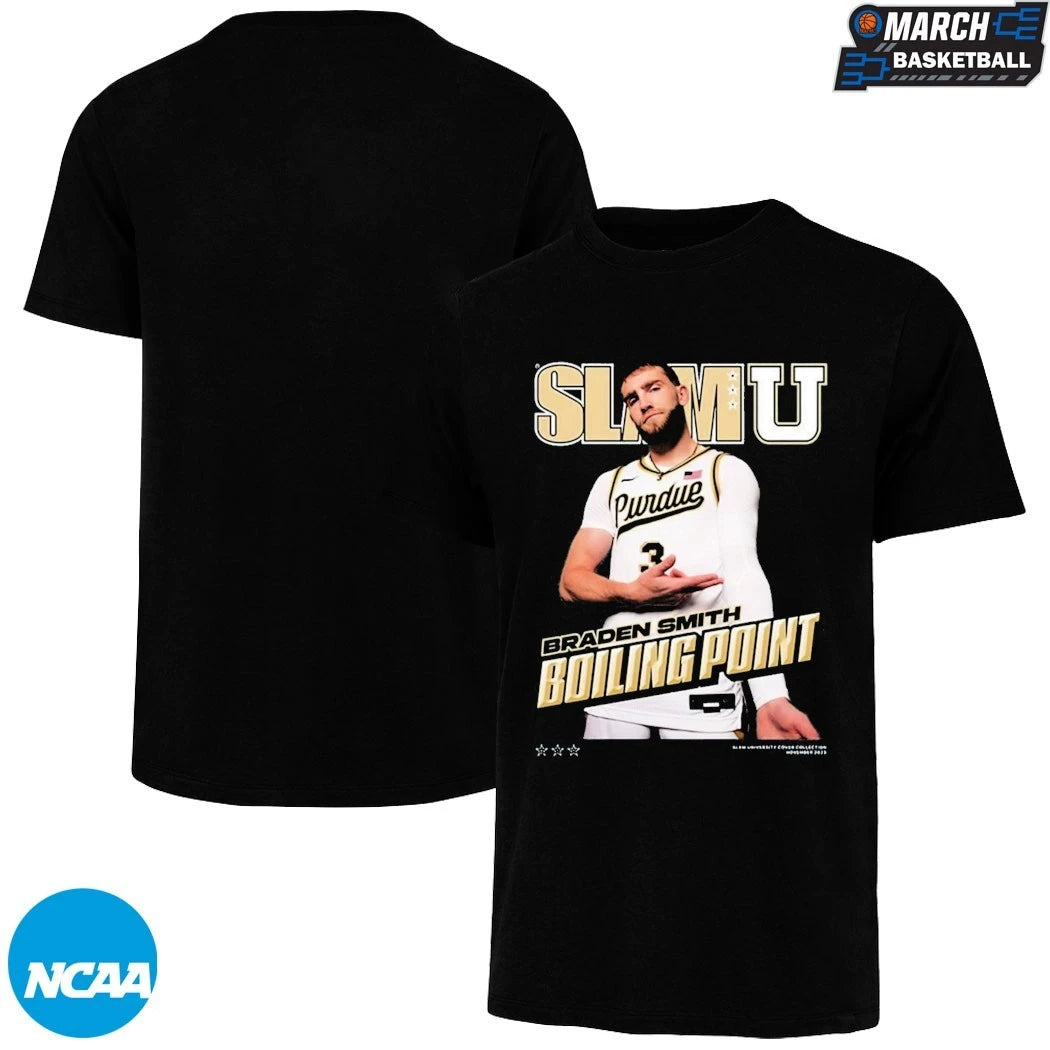 Braden Smith SlamU Purdue Boilermakers Boiling Point Player T Shirts