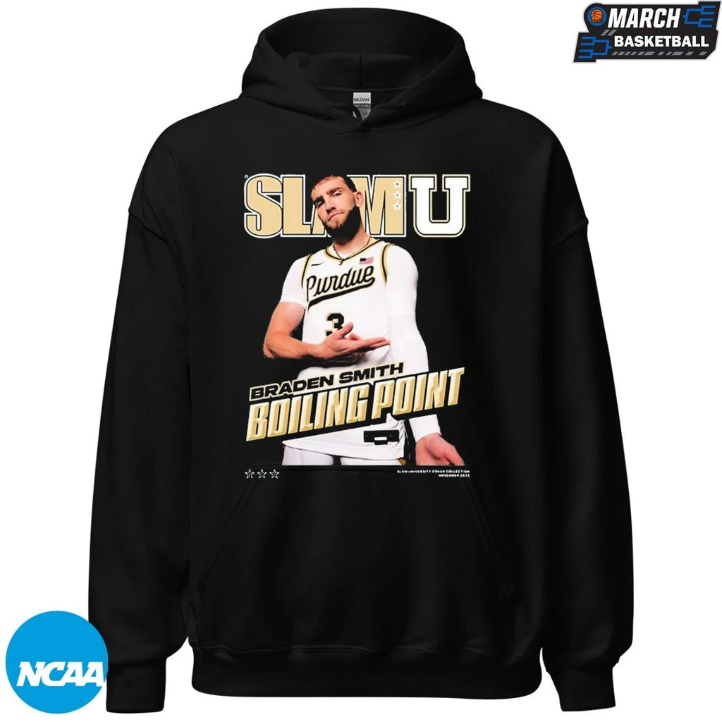 Braden Smith SlamU Purdue Boilermakers Boiling Point Player T Shirts