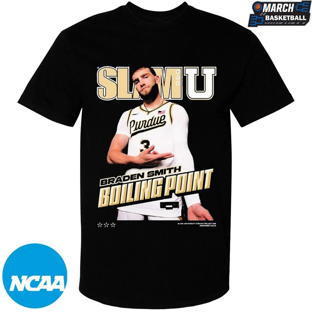 Braden Smith SlamU Purdue Boilermakers Boiling Point Player T Shirts