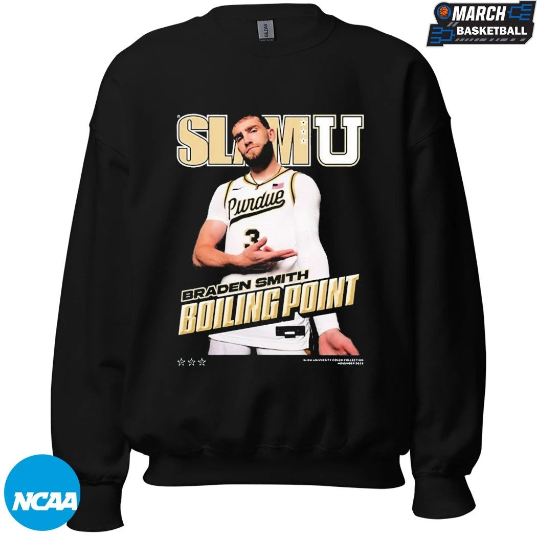 Braden Smith SlamU Purdue Boilermakers Boiling Point Player T Shirts