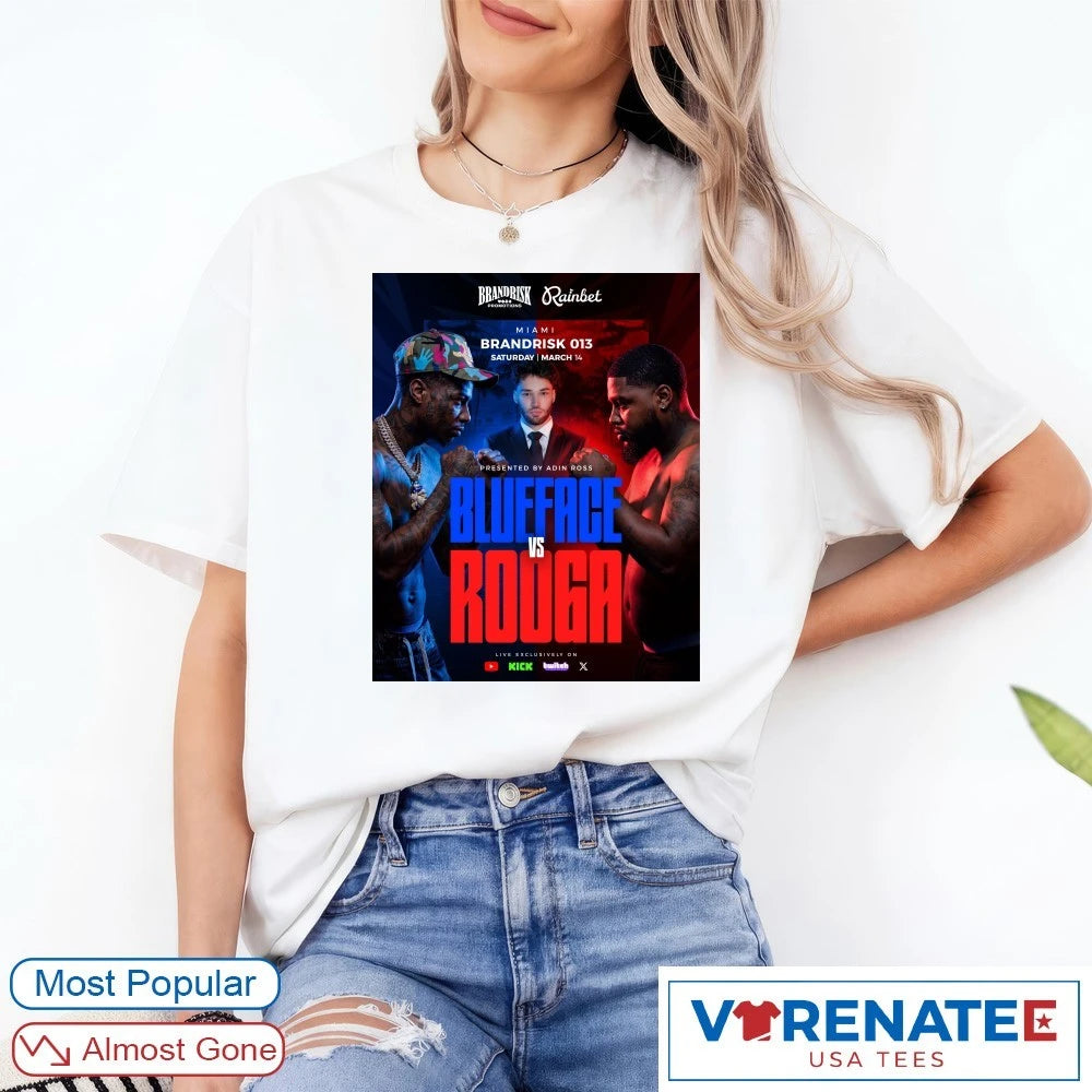 Brand Risk 013 Blueface vs Rooga March 14th 2026 Miami, Florida Poster shirt
