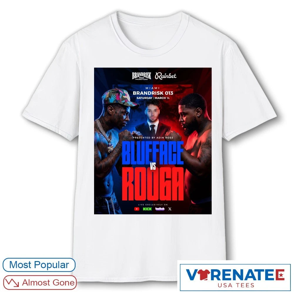 Brand Risk 013 Blueface vs Rooga March 14th 2026 Miami, Florida Poster shirt