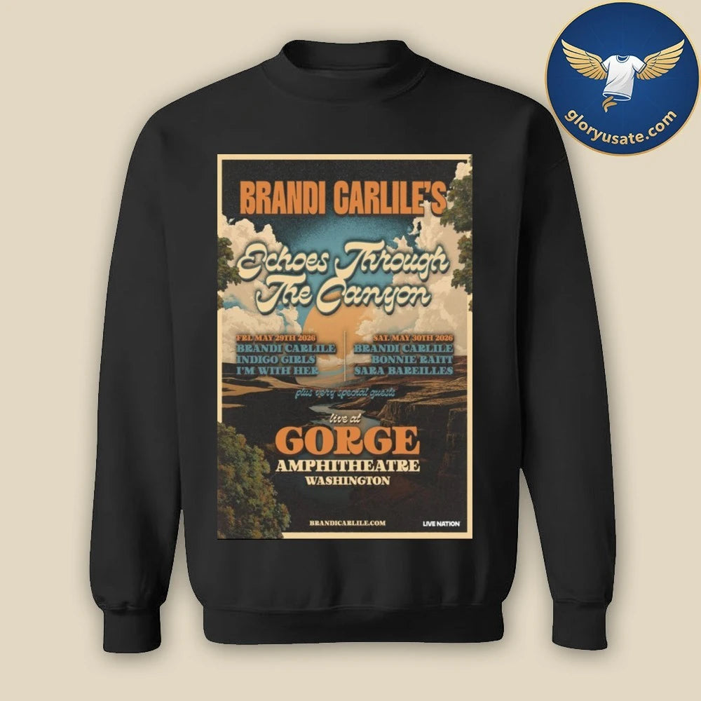 Brandi Carlile Tour May 2026 Live At Gorge Amphitheatre Washington Poster Shirt