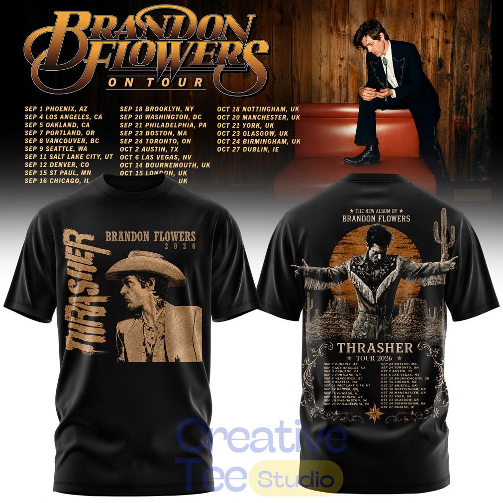 Brandon Flowers On Tour 26 Shirt
