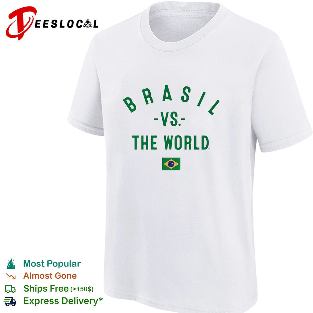 Brasil vs The World FIFA World Cup 2026 having flag shirt