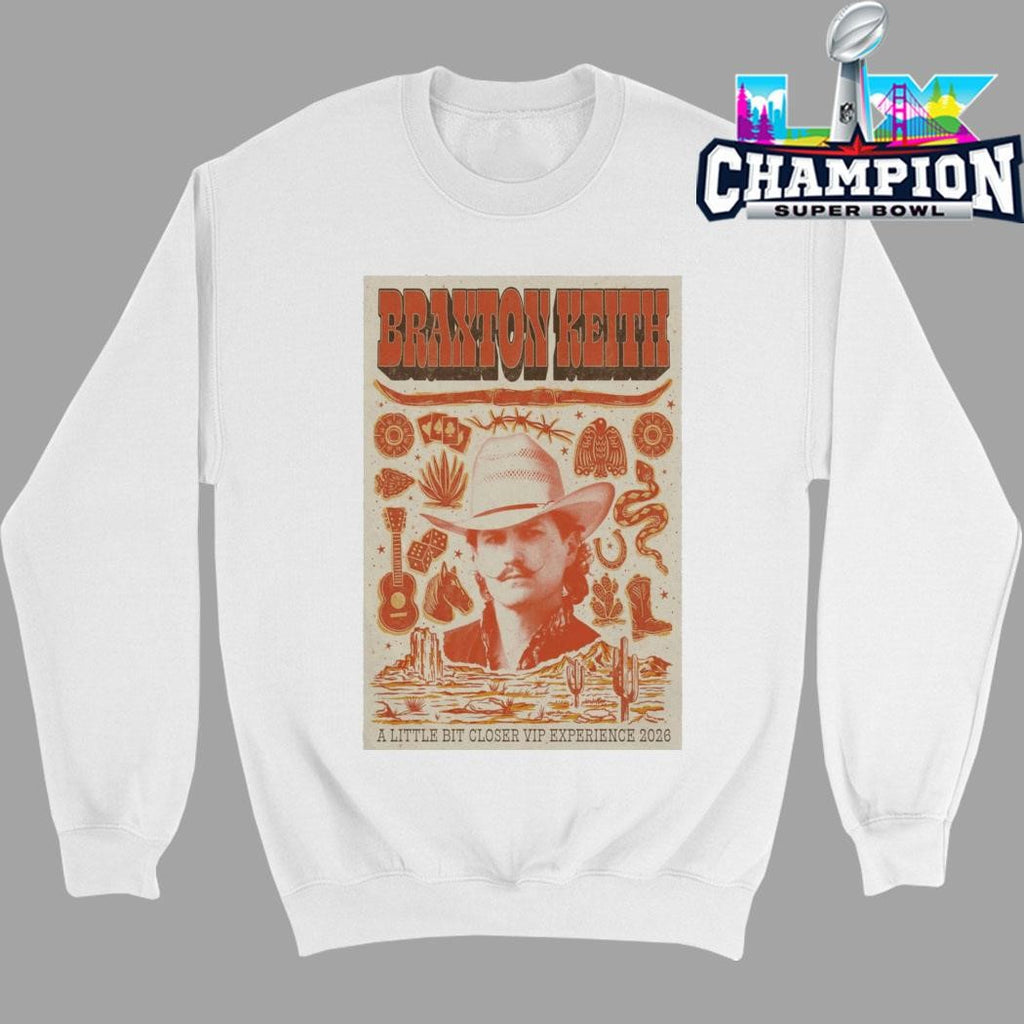 Braxton Keith A Little Bit Closer Vip Experience 2026 Shirt