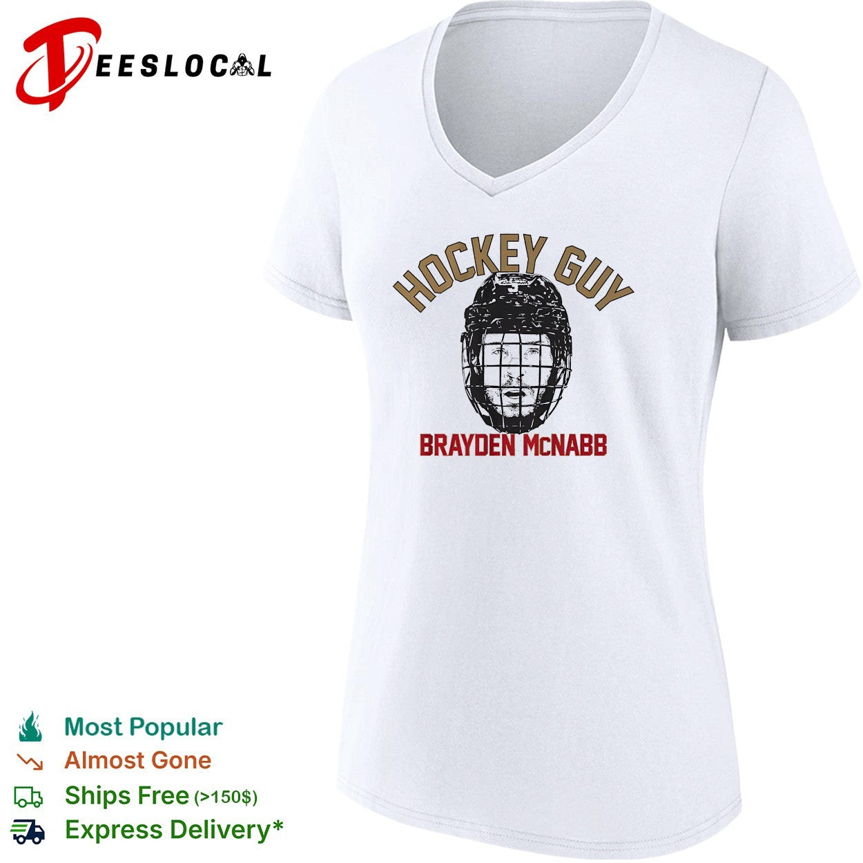 Brayden McNabb Vegas Golden Knights NHL Hockey Guy Parody Text Design Unisex shirt