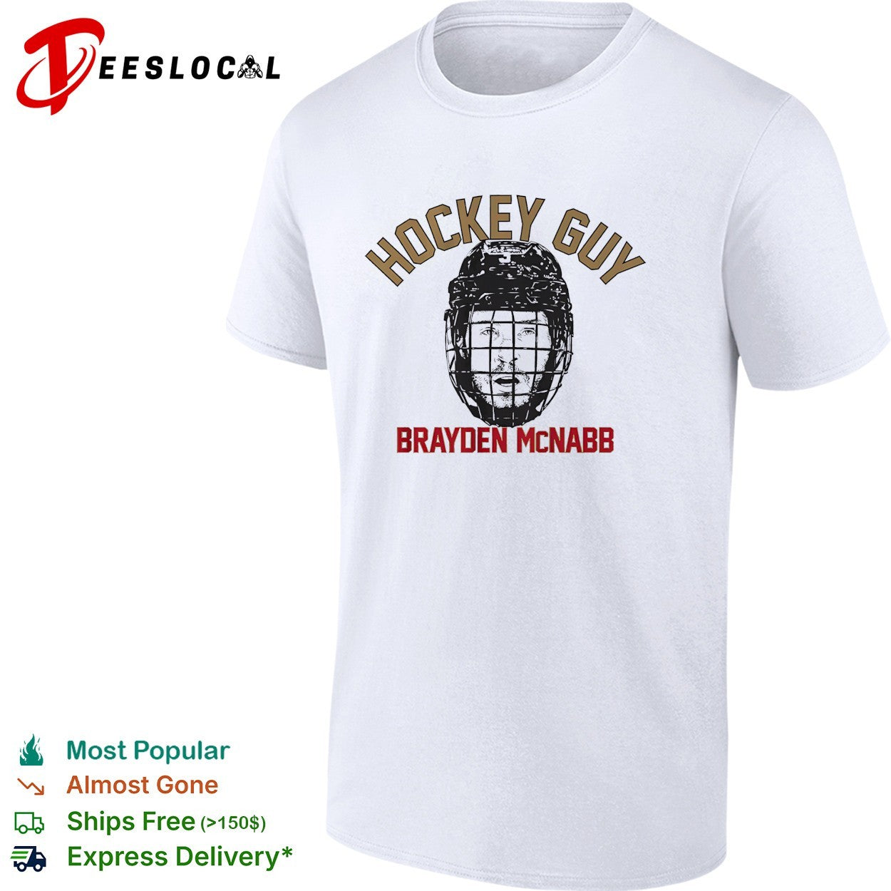 Brayden McNabb Vegas Golden Knights NHL Hockey Guy Parody Text Design Unisex shirt