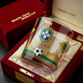 Brazil National Football Team 112th Anniversary Whiskey Glass