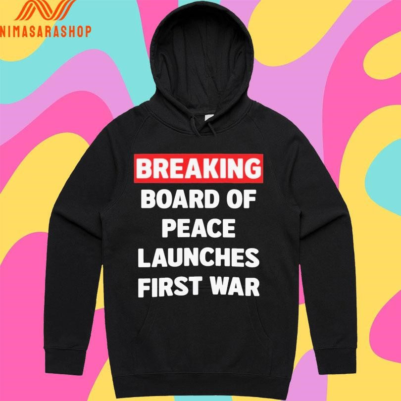 Breaking Board Of Peace Launches First War USA Vs Iran Shirts
