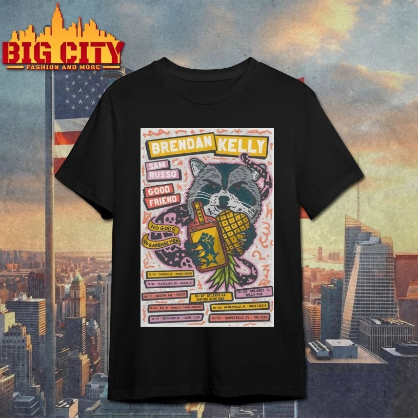 Brendan Kelly And Sam Russo With Good Friend No Gods No Garbage Men Tour 2025 Poster shirt