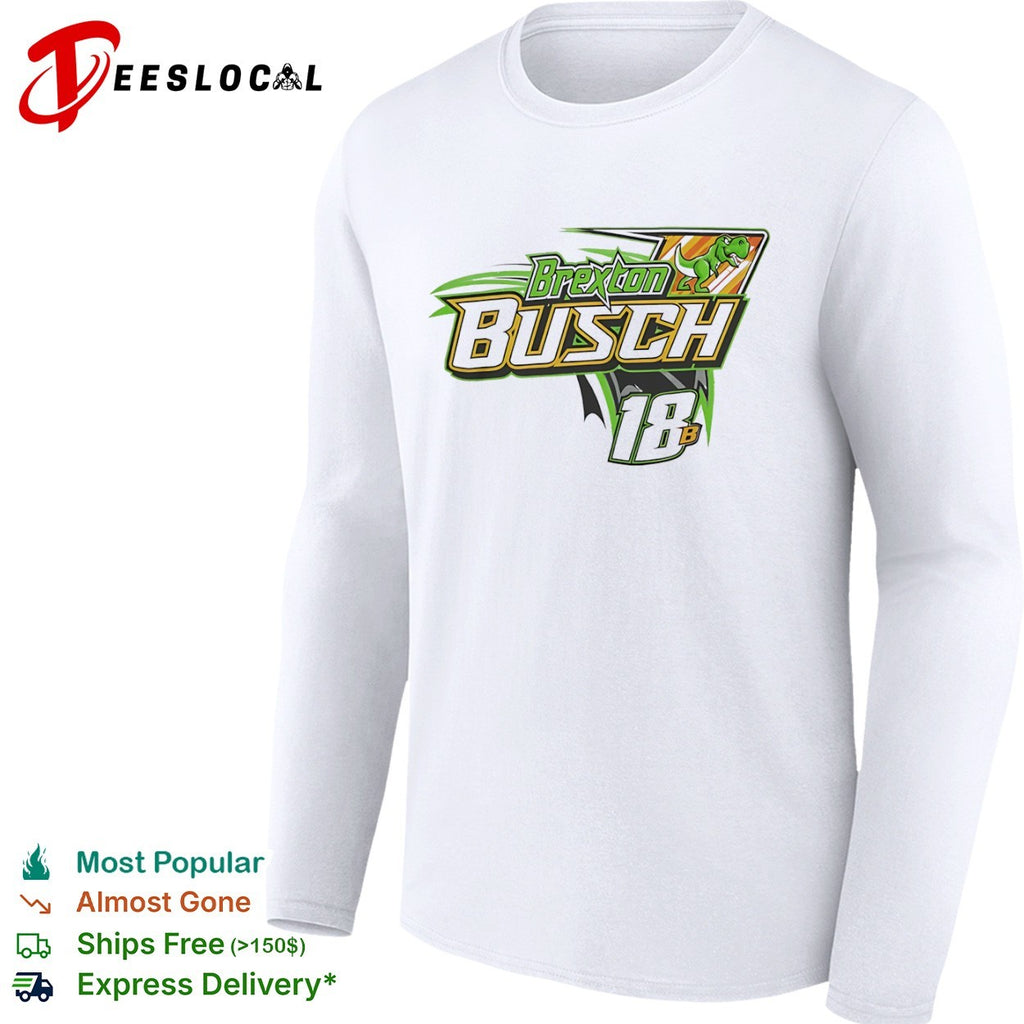 Brexton Busch NASCAR 18 B Dinosaur Racing shirt