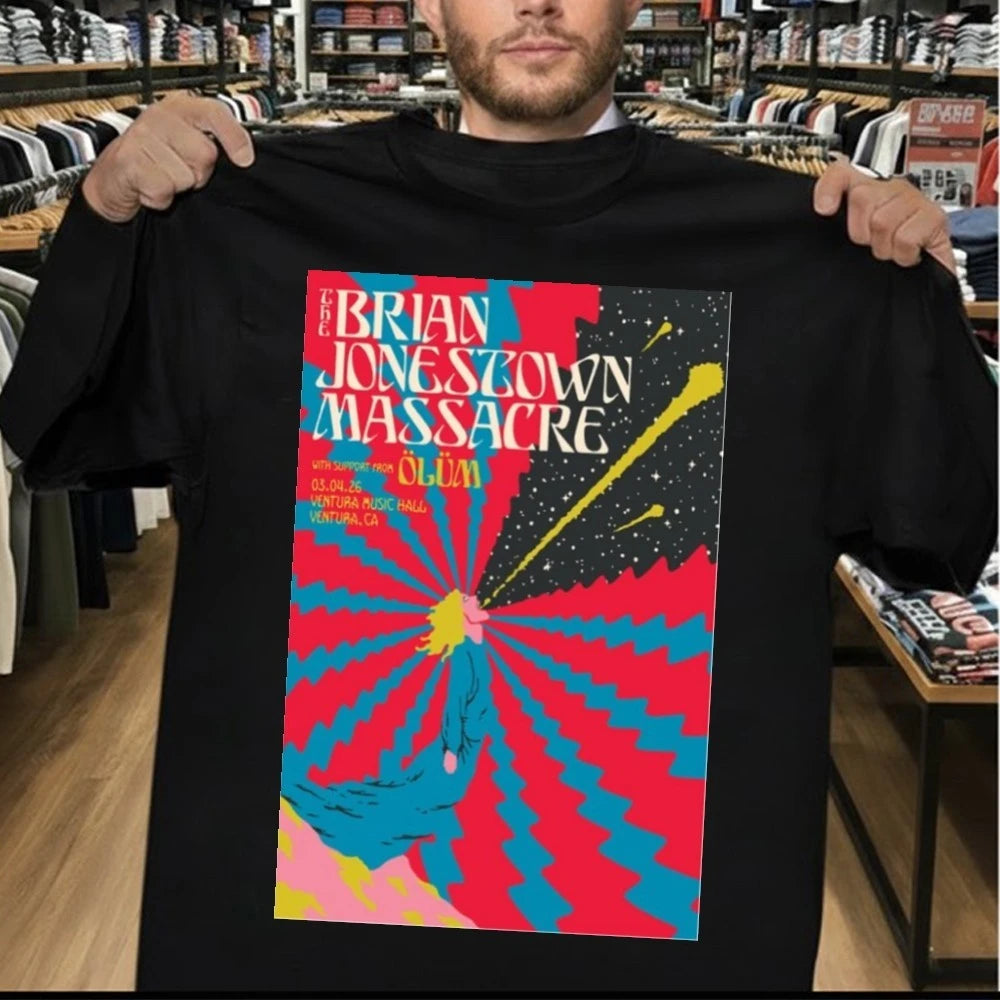 Brian Jonestown Massacre March 4 2026 Ventura, CA Event Poster Shirt