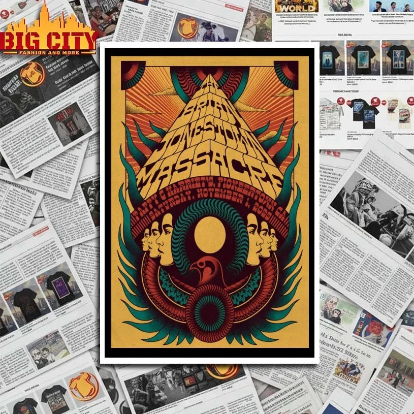 Brian Jonestown Massacre Pappy and Harriet’s Pioneertown CA November 1 2025 Poster shirt