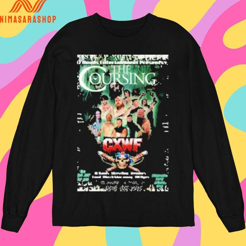 Brian White IWA Deep South The Coursing X CXWF Shirts