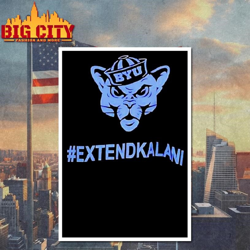 Brigham Young University #extendkalani Cougar Mascot Shirt