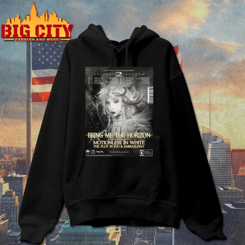 Bring Me the Horizon Ascension Program 2 As It Was Written EVE Was Sent Down Unto Mankind North American City Dates Home Decor Poster Shirt