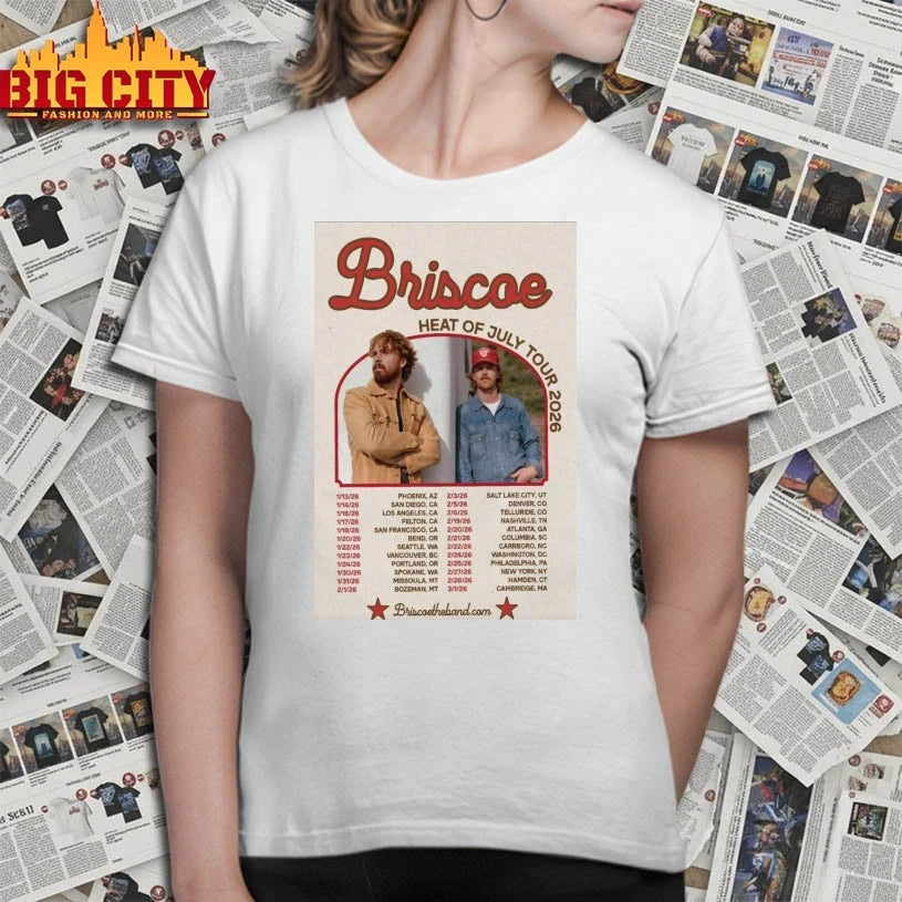Briscoe Heat Of July Tour 2026 Poster shirt