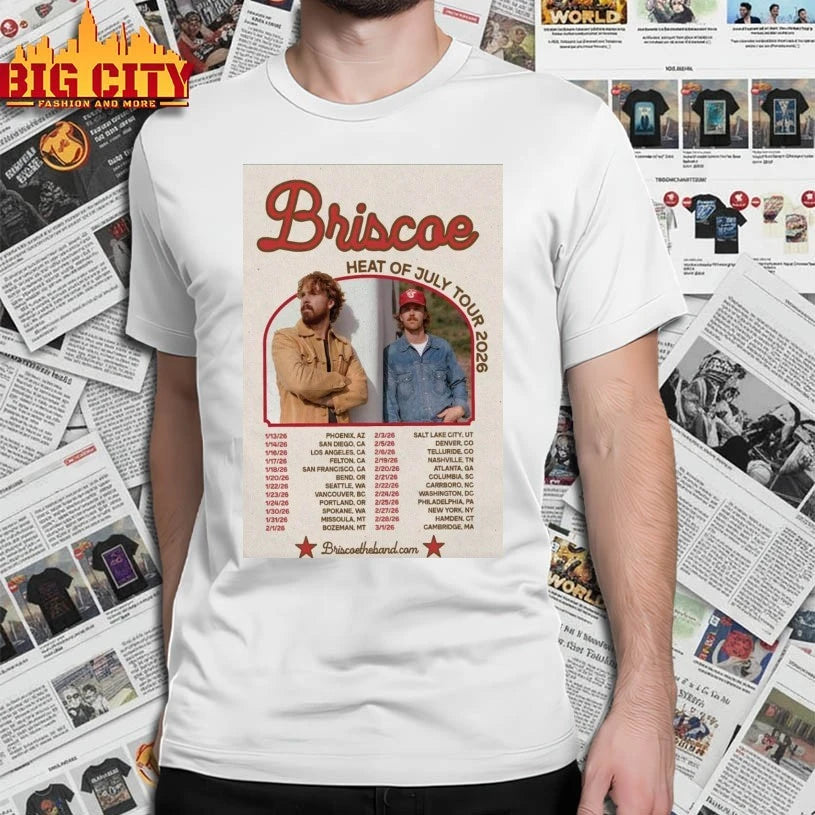 Briscoe Heat Of July Tour 2026 Poster shirt