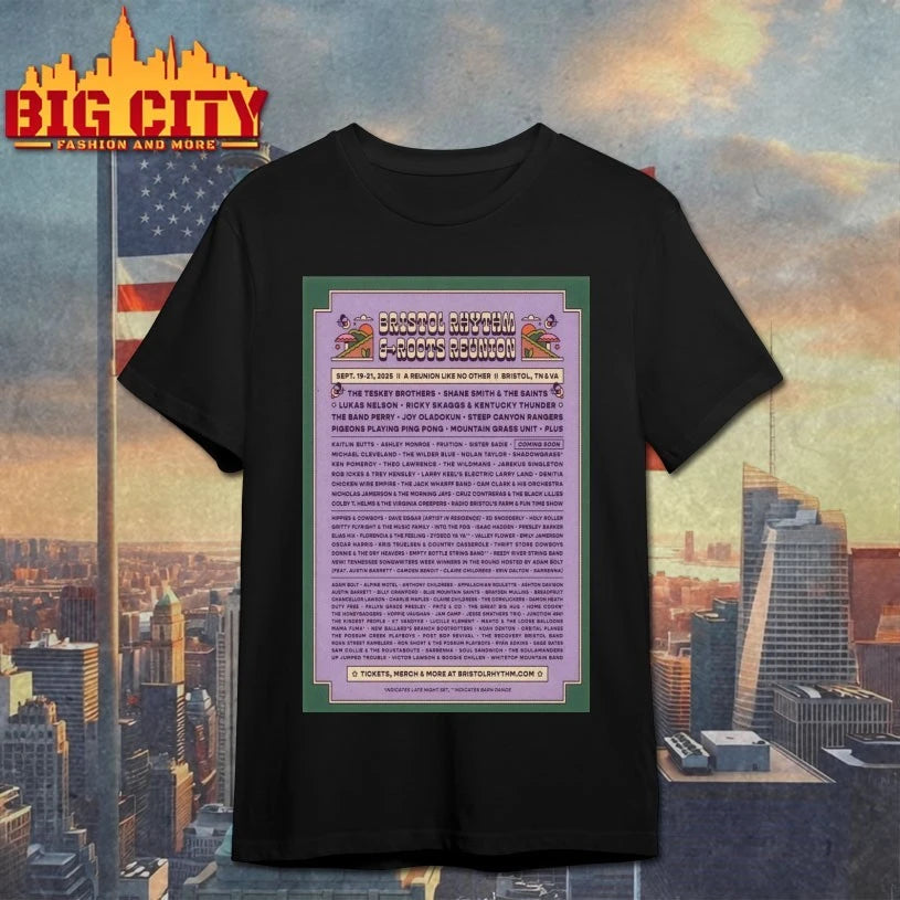 Bristol, TN Bristol Rhythm 09.19.2025 poster Shirt