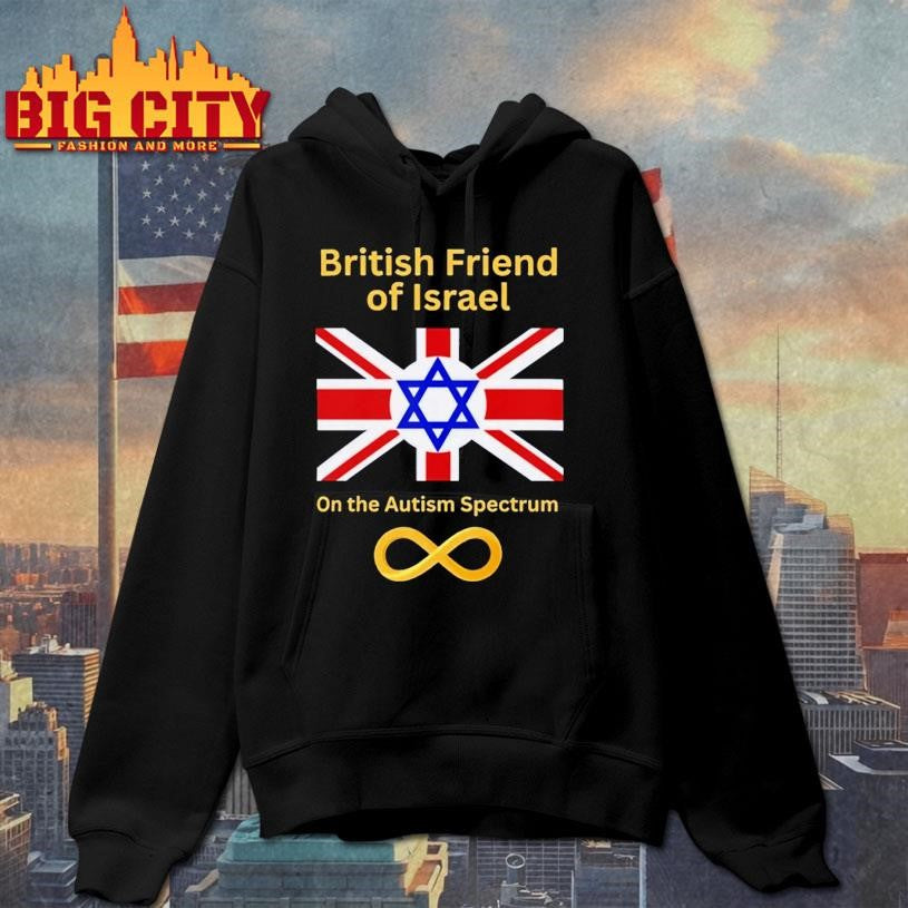British Friend Of Israel On The Autism Spectrum Shirt