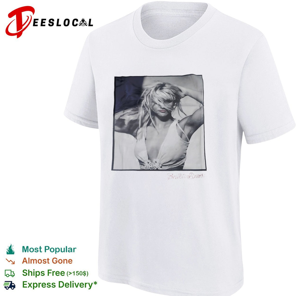 Britney Spears Britney Spears face portrait shirt