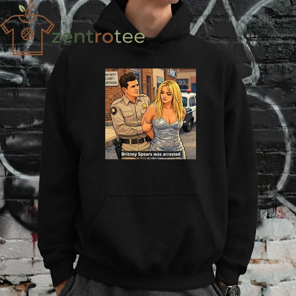 Britney Spears was arrested – anime tee