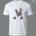 Brock Nelson Wearing Free Bird Mascot T-Shirts