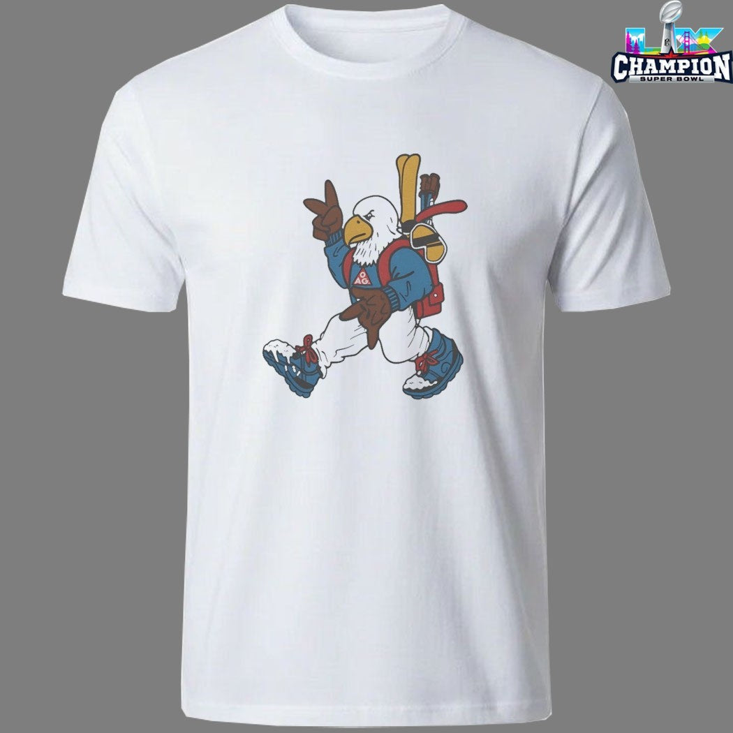 Brock Nelson Wearing Free Bird Mascot T-Shirts