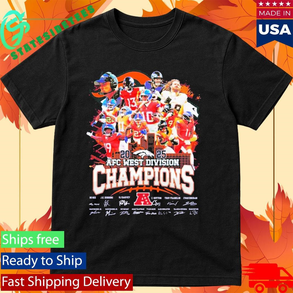 Broncos Are AFC West Division Champions 2025 Shirt