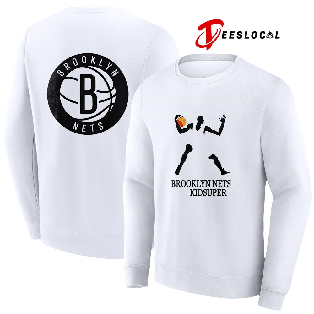Brooklyn Nets Kid Supper silhouette pose shirt