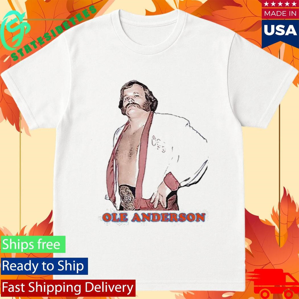 Brooks Jensen Wearing Ole Anderson Shirt