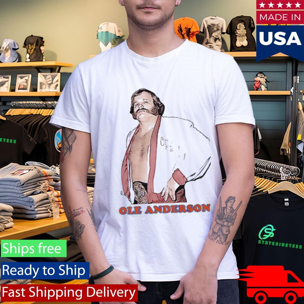 Brooks Jensen Wearing Ole Anderson Shirt